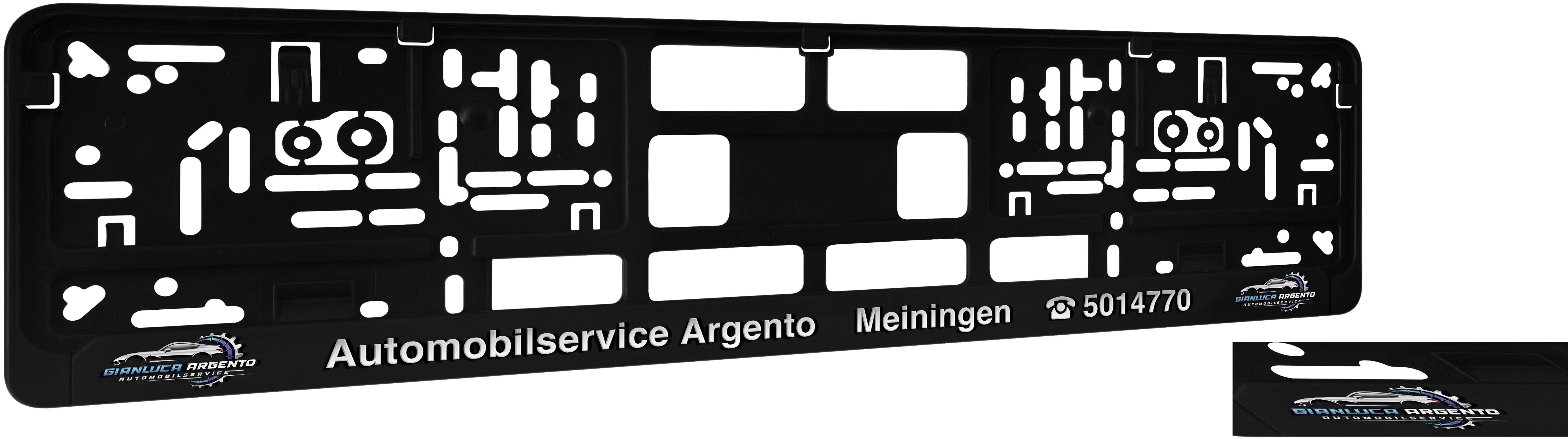 Kennzeichenhalter DP20 Digitaldruck, mit oder ohne Glanzlack !