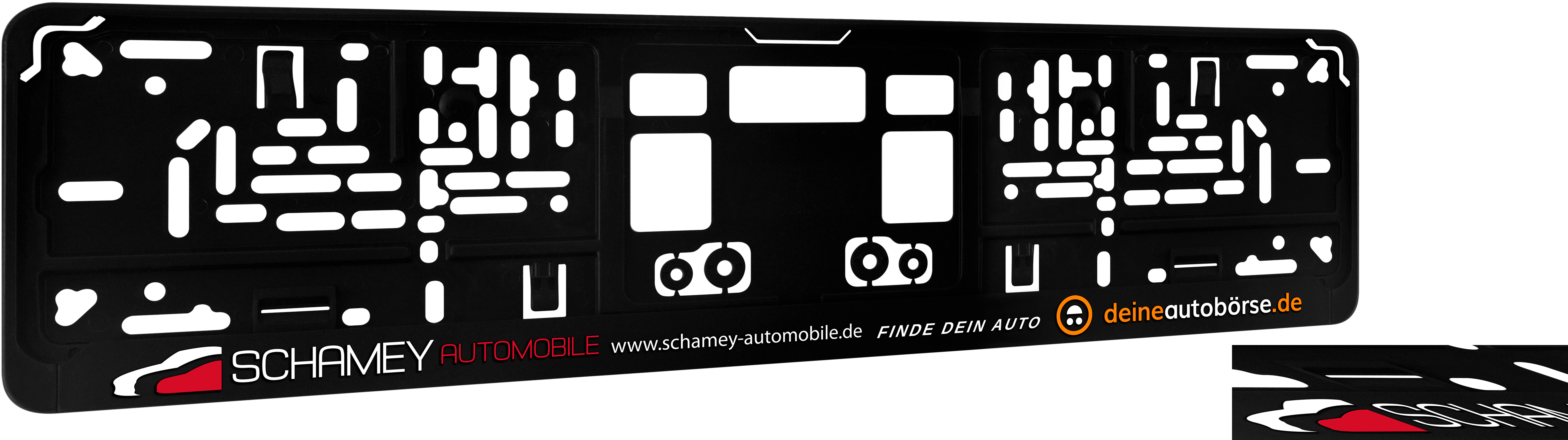 Kennzeichenhalter DP10 Digitaldruck, mit oder ohne Glanzlack !!