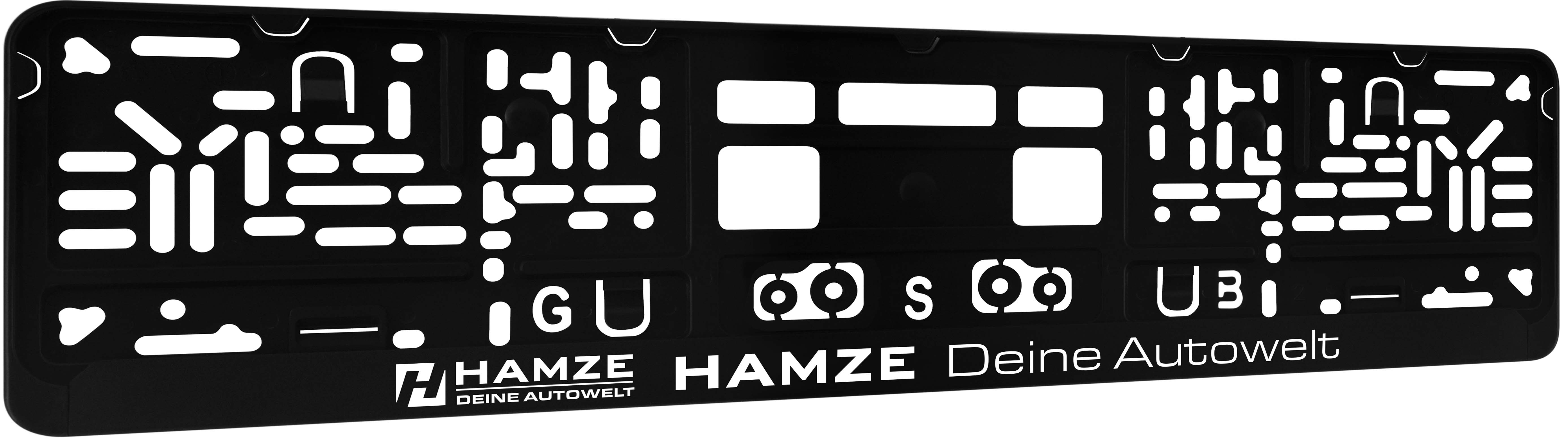 Kennzeichenhalter DP30 Siebdruck, ein- oder mehrfarbig !