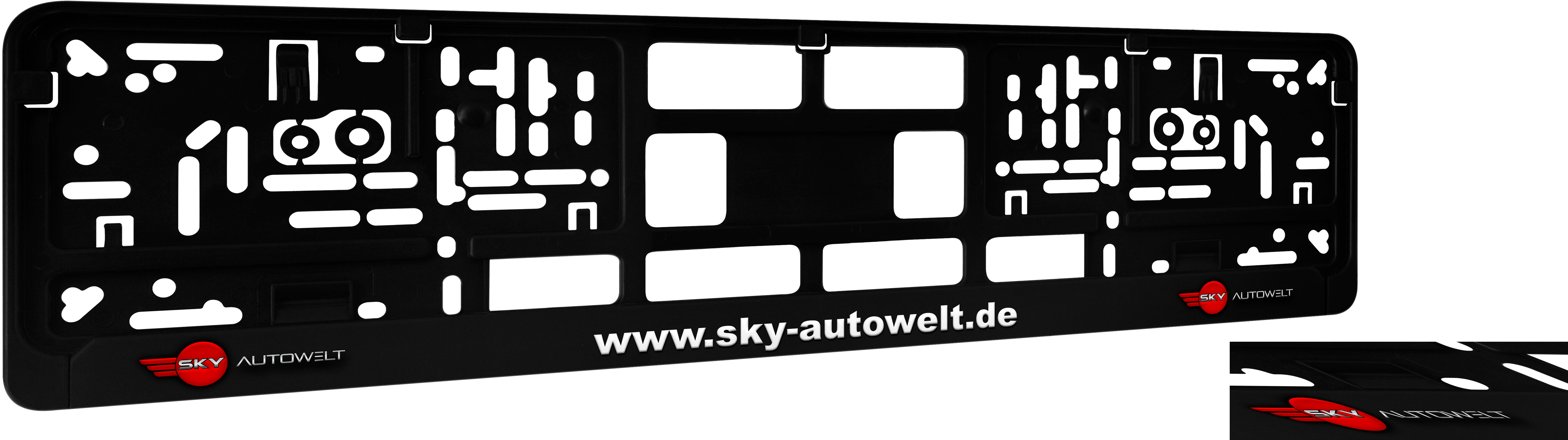 Kennzeichenhalter DP20 Digitaldruck, mit oder ohne Glanzlack !