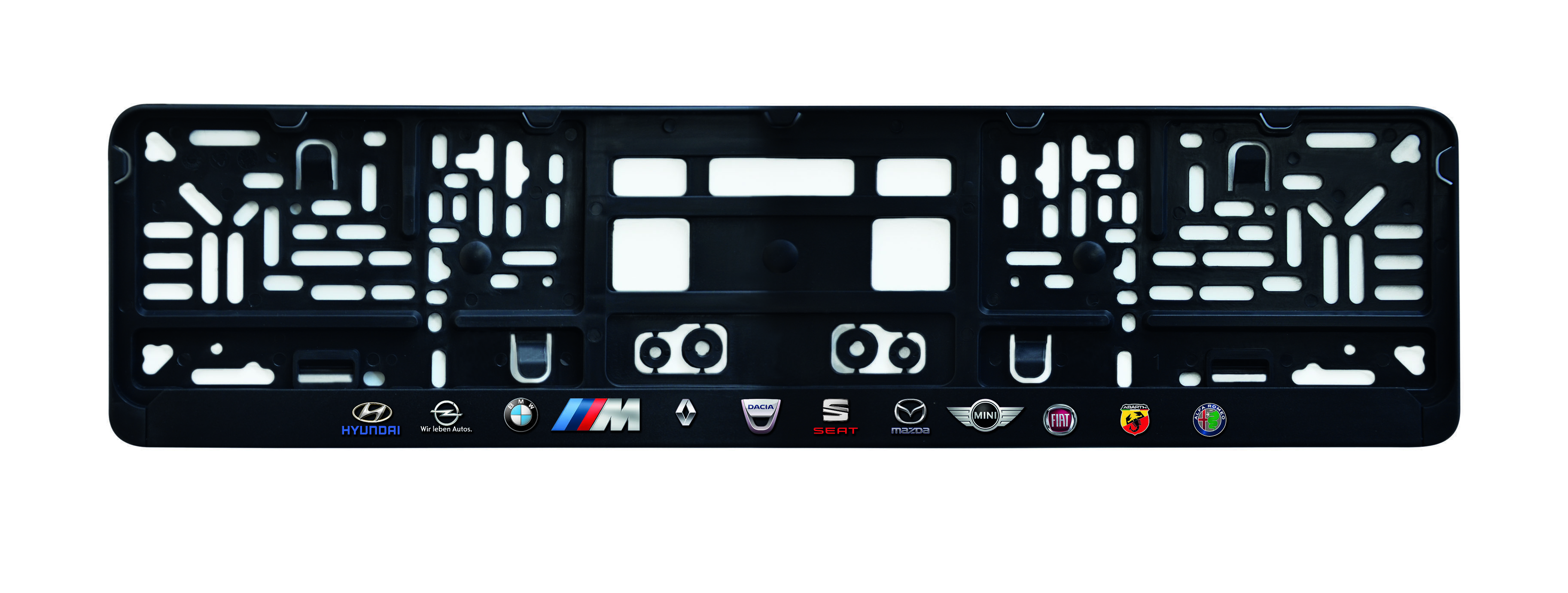 Kennzeichenhalter DP30 Digitaldruck, mit oder ohne Glanzlack