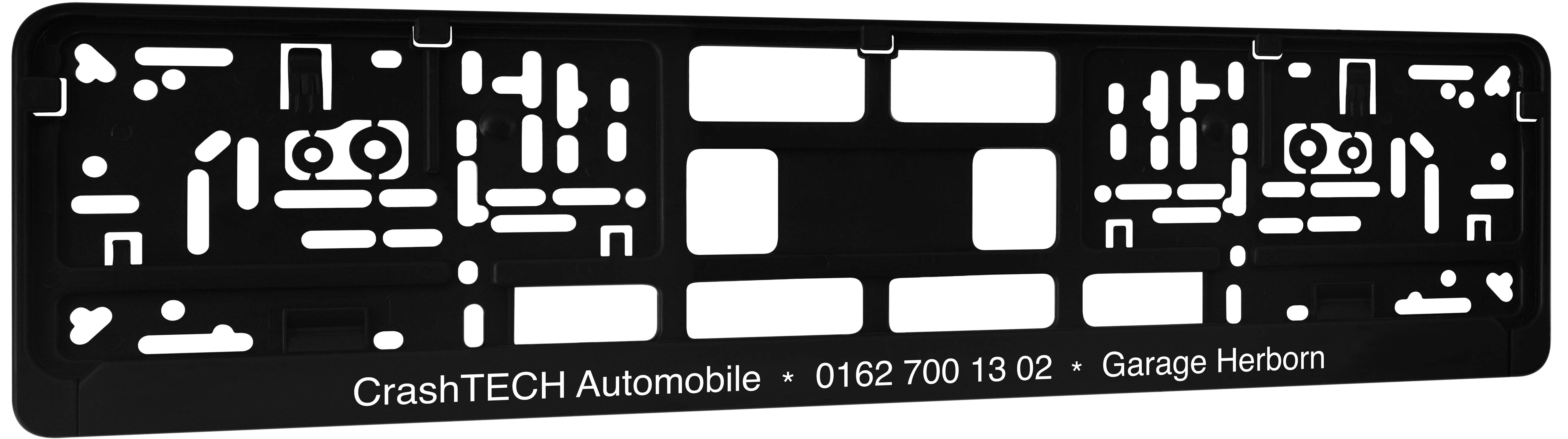 Kennzeichenhalter DP20 Siebdruck, ein- oder mehrfarbig !