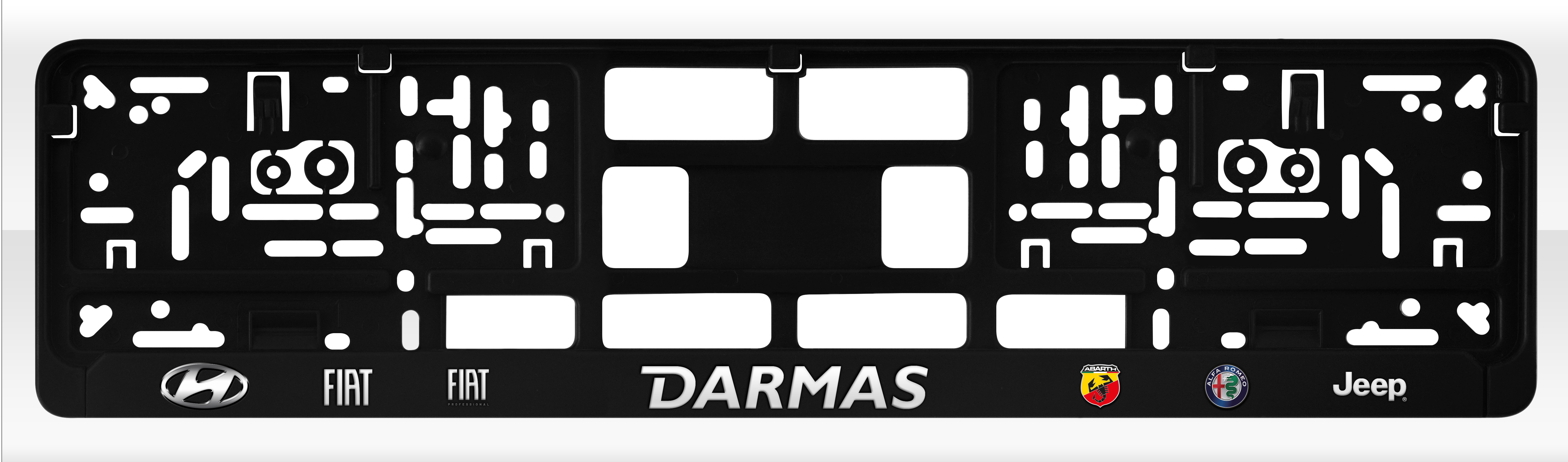 Kennzeichenhalter DP20 Digitaldruck, mit oder ohne Glanzlack !