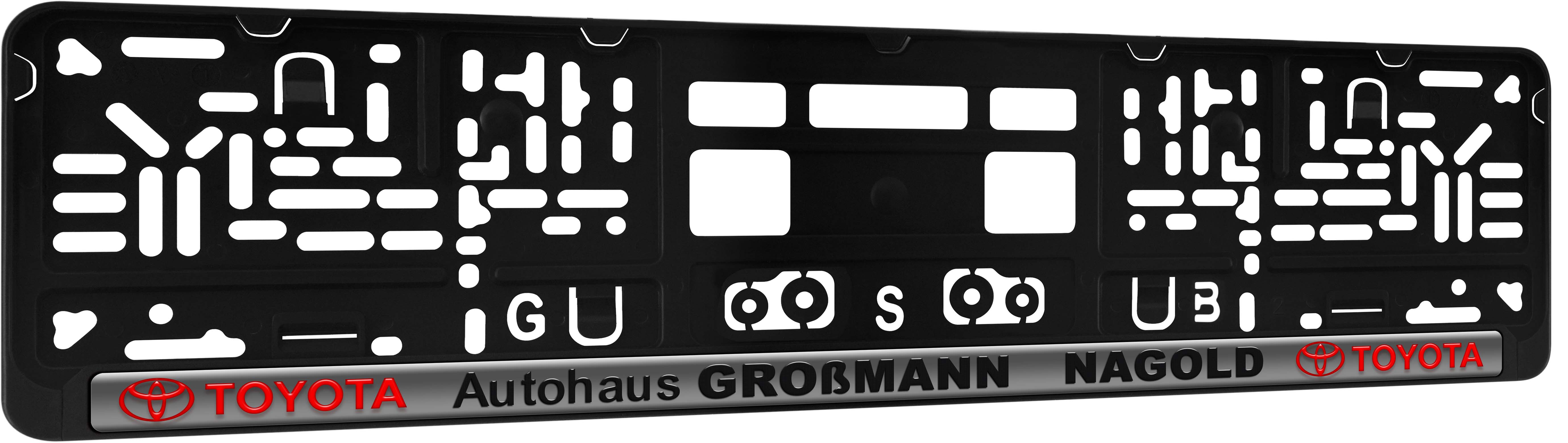 Kennzeichenhalter DP30 Domingdruck