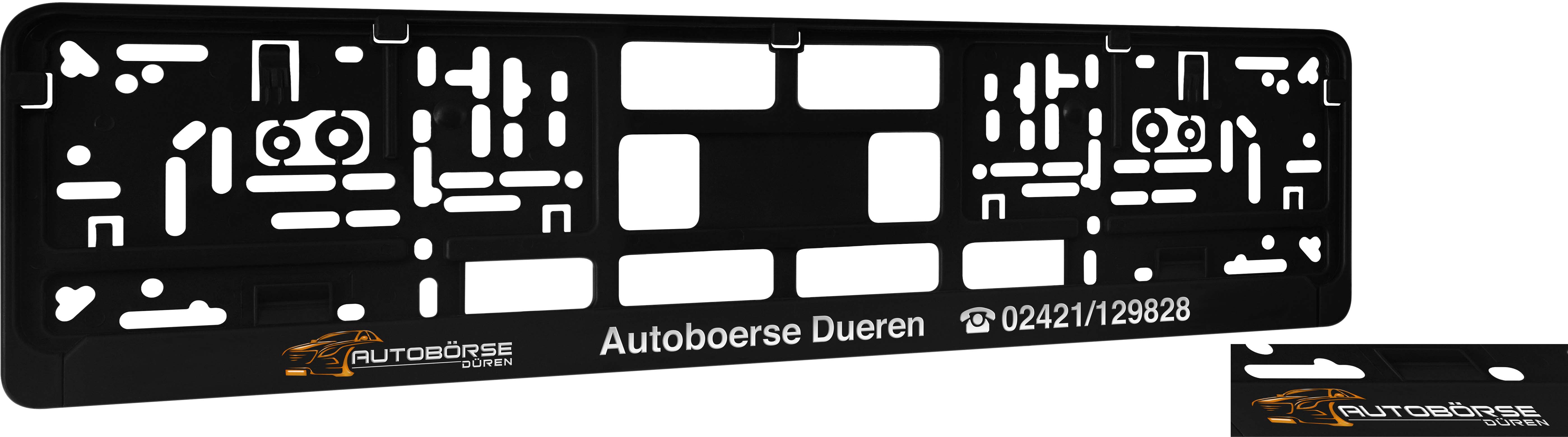 Kennzeichenhalter DP20 Digitaldruck, mit oder ohne Glanzlack !