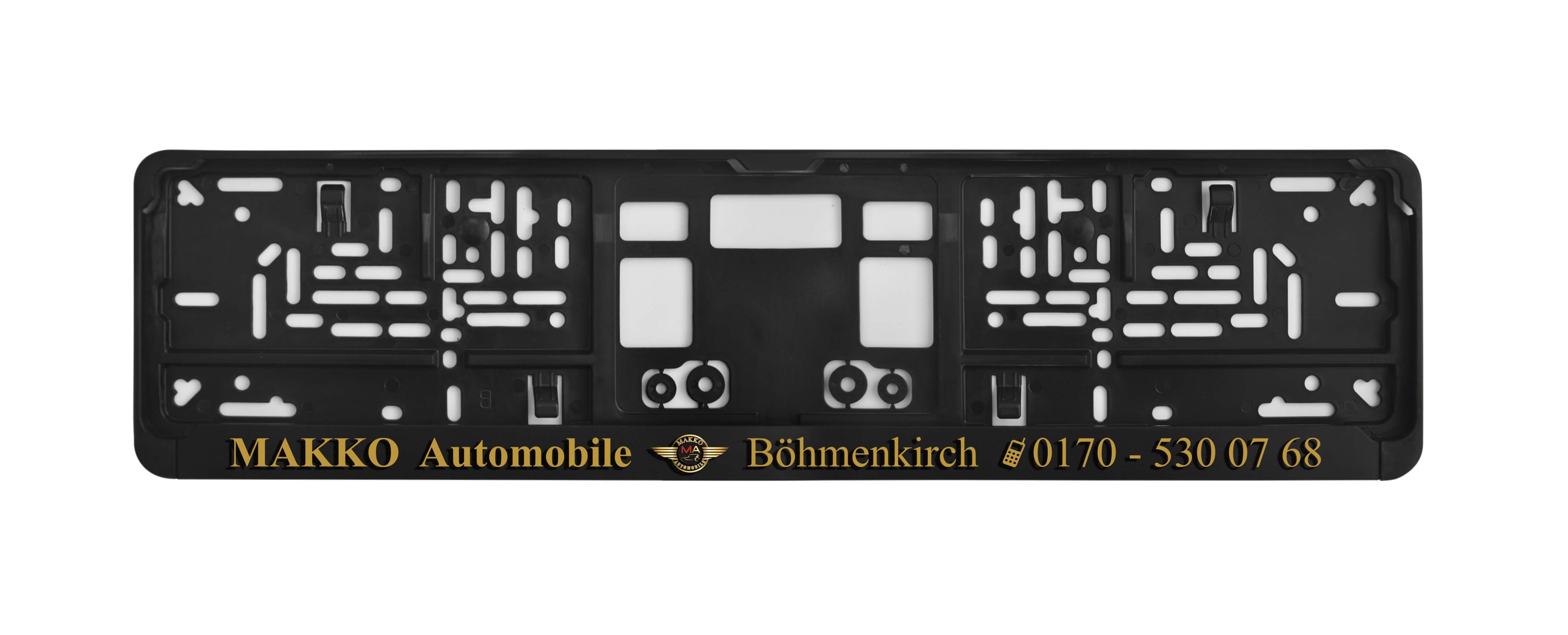 Kennzeichenhalter DP10 Digitaldruck, mit oder ohne Glanzlack !!
