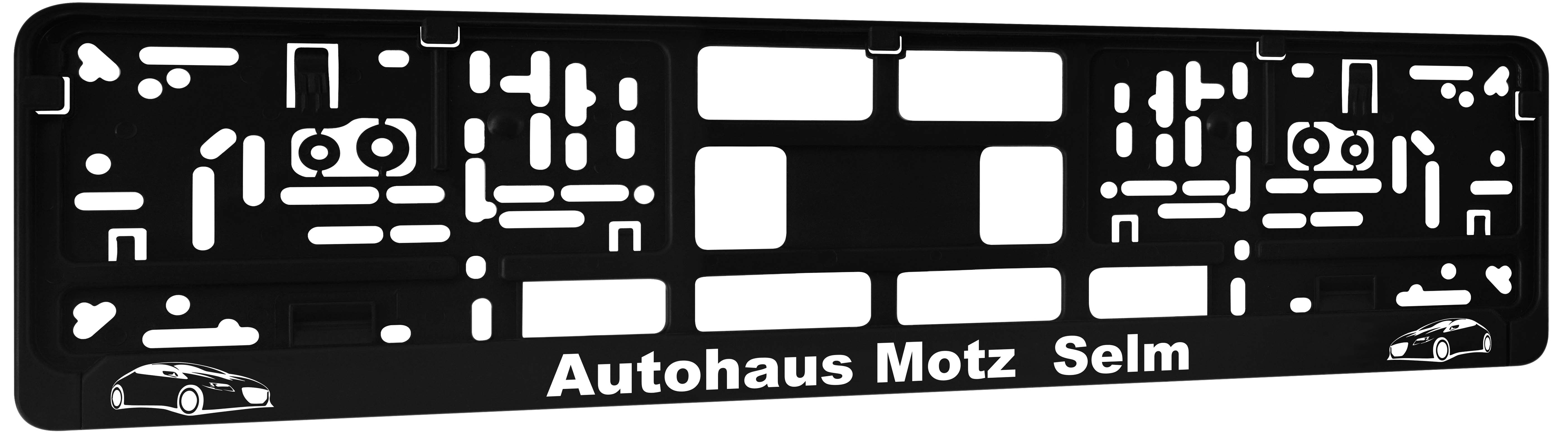 Kennzeichenhalter DP30 Siebdruck, ein- oder mehrfarbig !