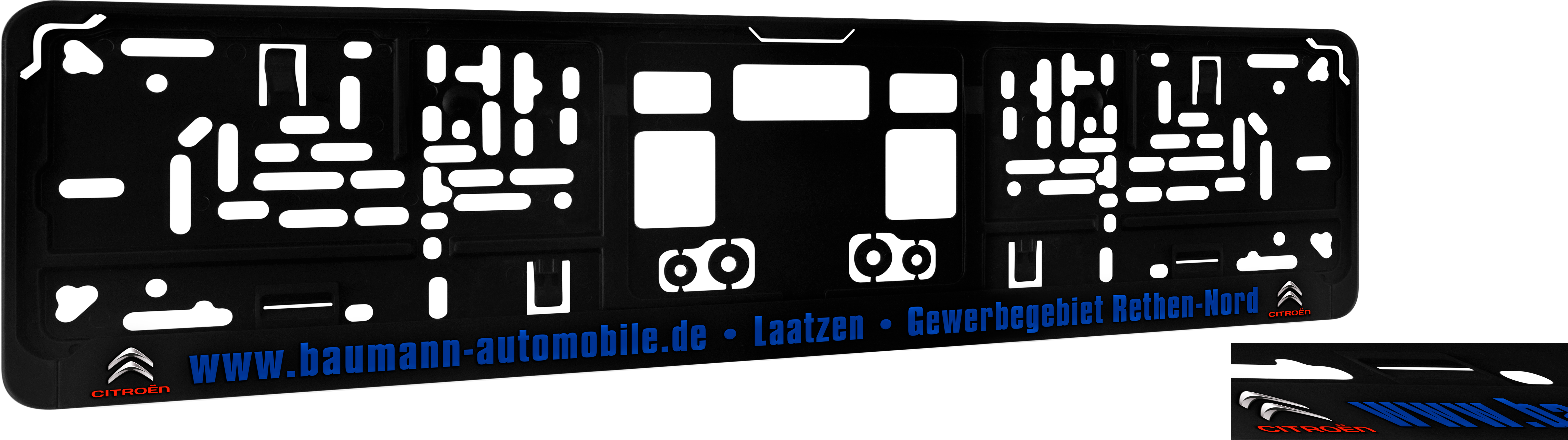 Kennzeichenhalter DP10 Digitaldruck, mit oder ohne Glanzlack !!