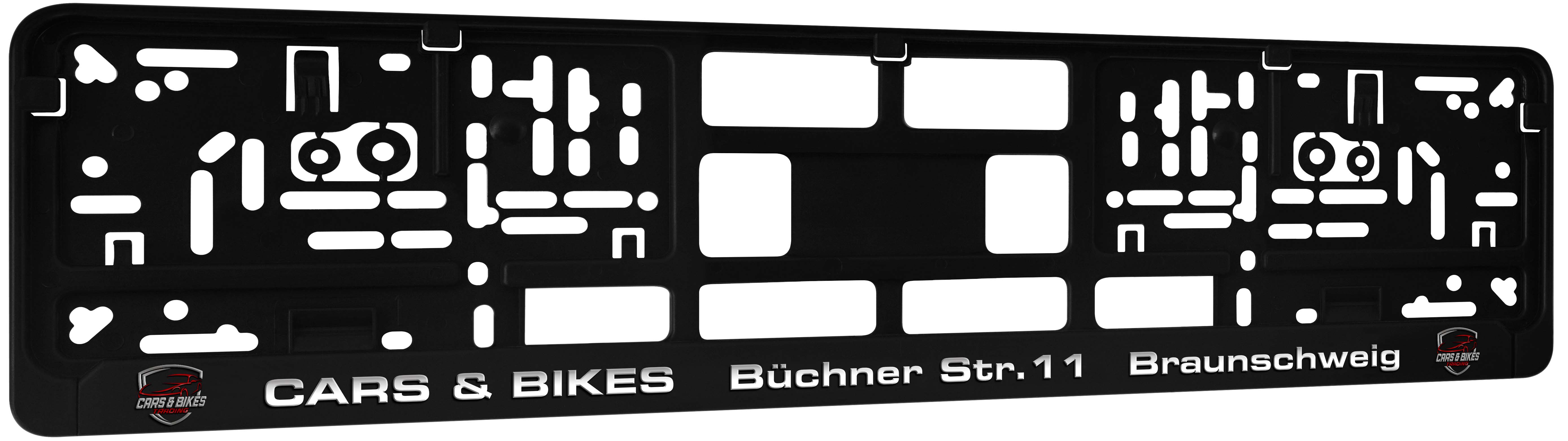 Kennzeichenhalter DP20 Digitaldruck, mit oder ohne Glanzlack !