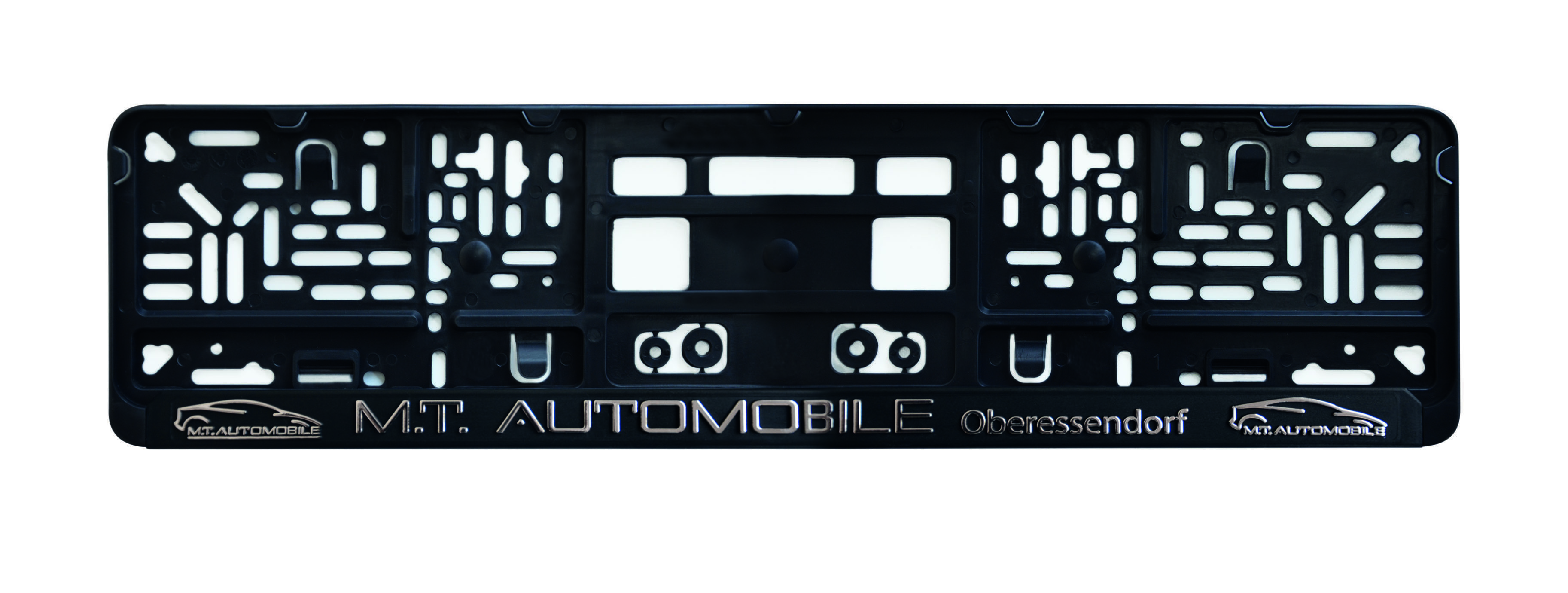 Kennzeichenhalter DP30 Prägedruck exklusiv / Farben: Silber-chrom ! Alle anderen Farben sind möglich !!