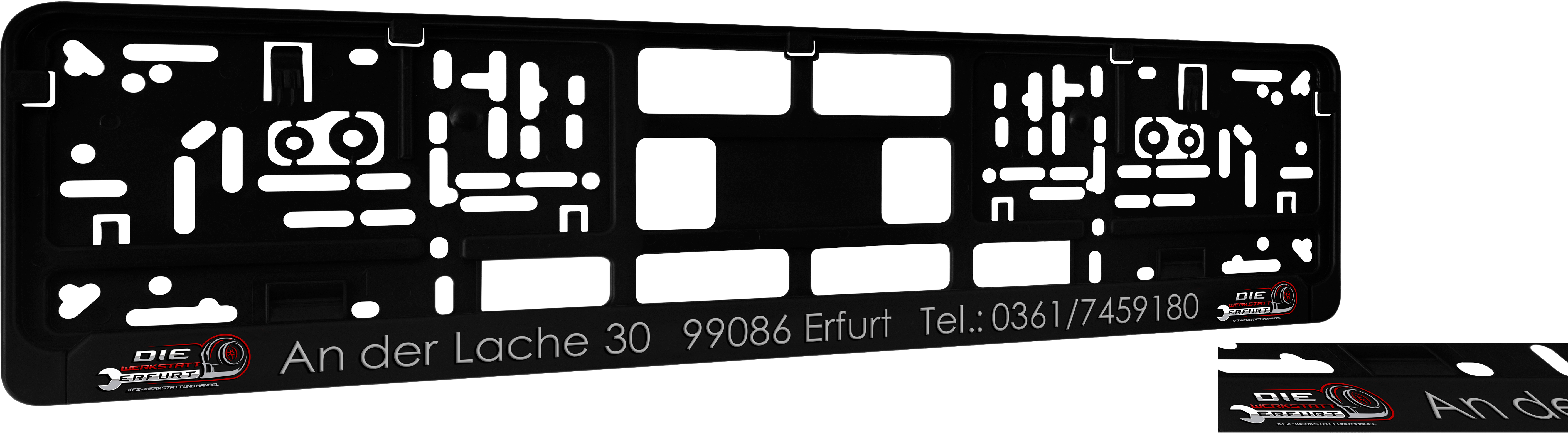 Kennzeichenhalter DP20 Digitaldruck, mit oder ohne Glanzlack !